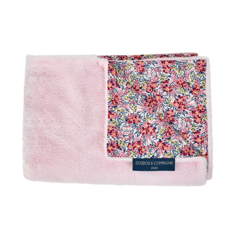  - bohaime - blanket pink flower 100 x 70 cm  